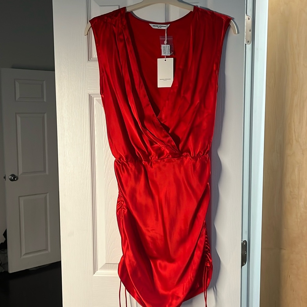 Amanda Uprichard new with tags red mini dress